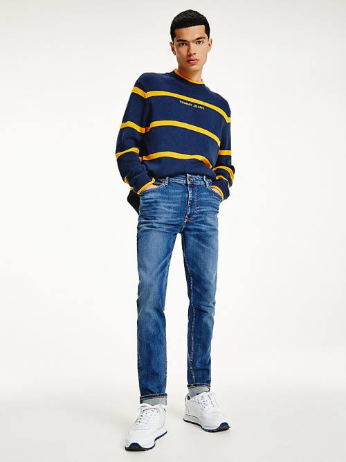 Tommy Hilfiger Simon Skinny Faded Moški Kavbojke Denim | TH245DVK