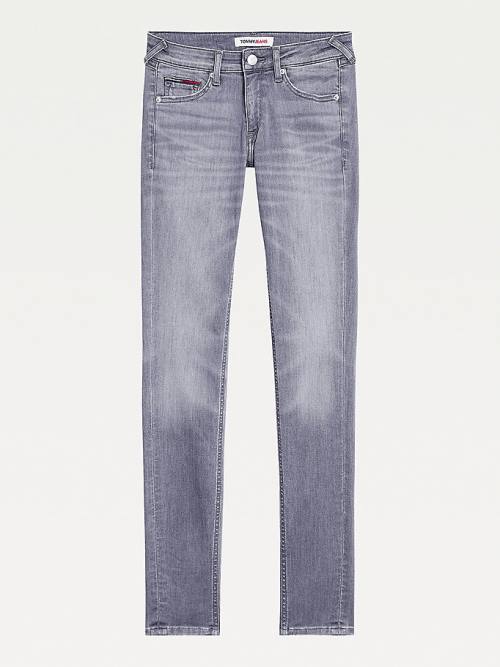 Tommy Hilfiger Sophie Low Rise Skinny Black Ženske Kavbojke Denim | TH596LRT