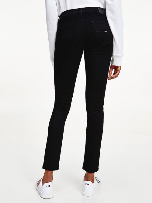 Tommy Hilfiger Sophie Low Rise Skinny Fit Black Ženske Kavbojke Denim | TH693WCU
