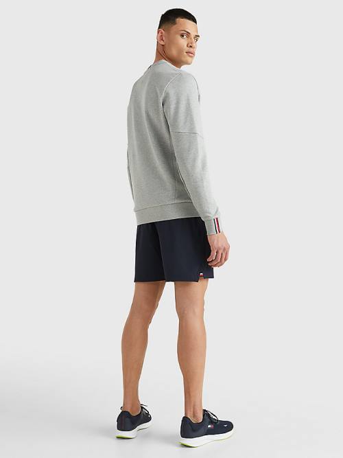 Tommy Hilfiger Sport Essential Organic Cotton Moški Pulover Siva | TH951CSO