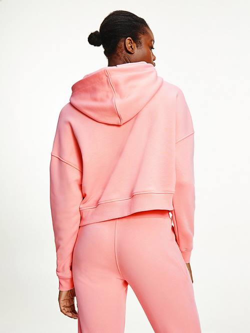 Tommy Hilfiger Sport Graphic Ženske Pulover s kapuco Roza | TH527QKF
