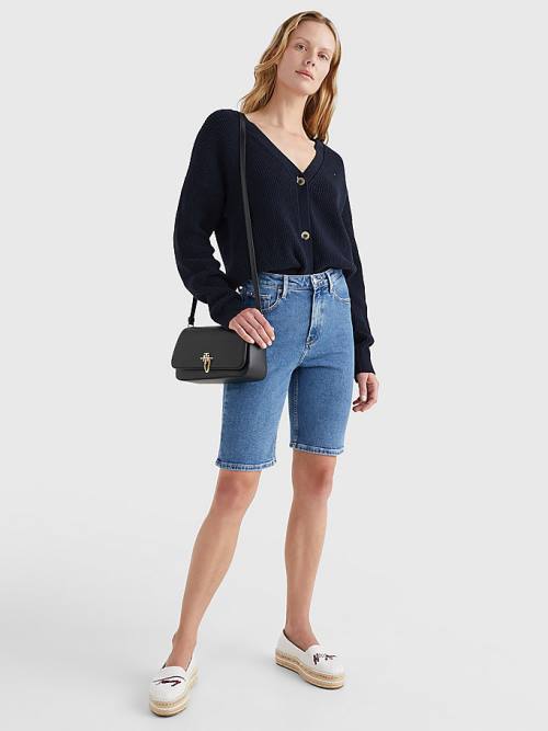 Tommy Hilfiger Straight Denim Ženske Kratke Hlače Denim | TH520LYF