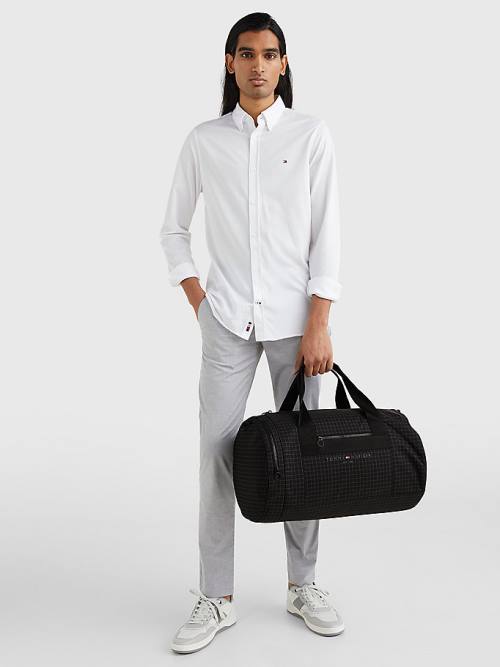 Tommy Hilfiger TH Established Duffle Moški Torbice Črna | TH568XPT