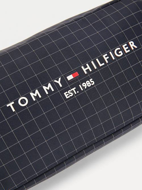 Tommy Hilfiger TH Established Water Repellent Washbag Moški Torbice Modra | TH965NAE