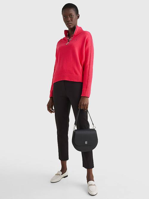 Tommy Hilfiger TH Interlock Saddle Ženske Torbice Črna | TH801LPA