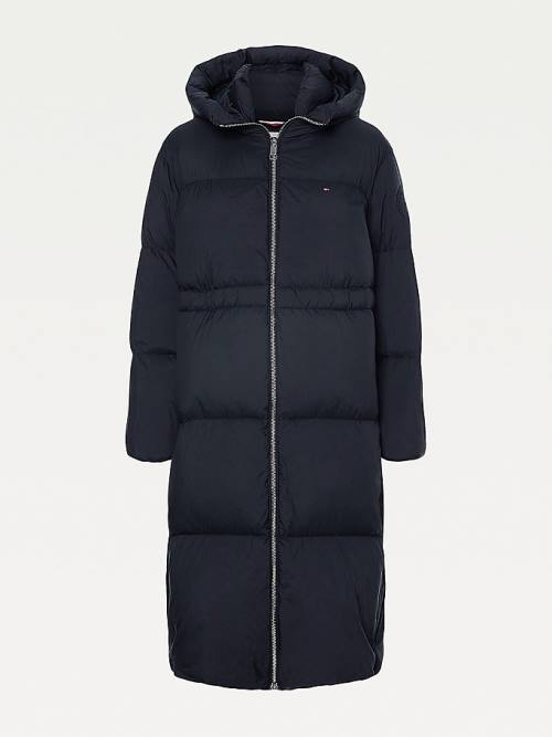 Tommy Hilfiger TH Protect Down Puffer Coat Ženske Jakne Črna | TH045FIN