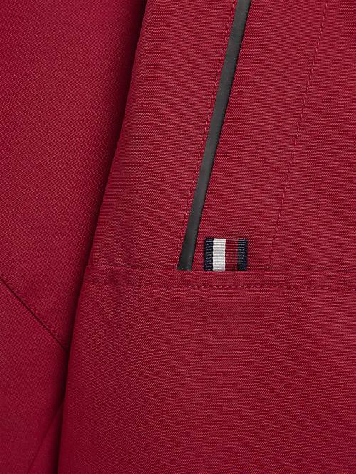 Tommy Hilfiger TH Tech Recycled Hooded Parka Fantje Jakne Rdeča | TH964MVE
