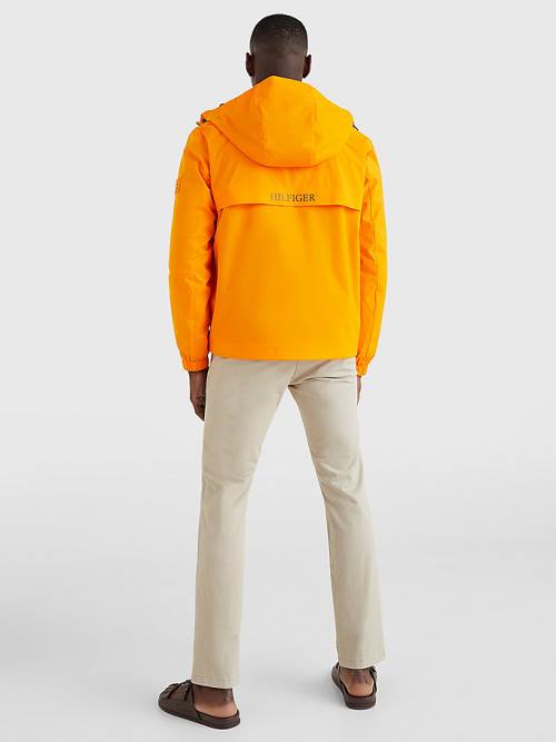 Tommy Hilfiger TH Tech Warm Hooded Moški Jakne Oranžna | TH458JMN