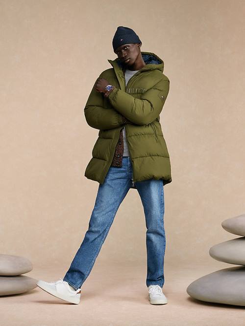 Tommy Hilfiger TH Warm High Loft Filled Parka Moški Plašč Rjav | TH237IGN