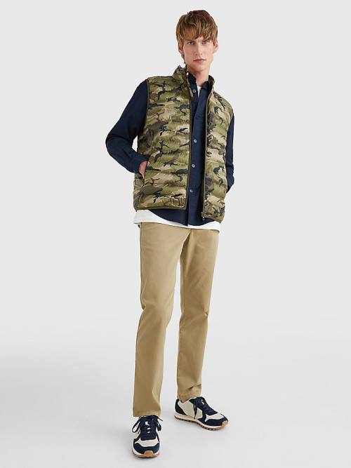 Tommy Hilfiger TH Warm Packable Padded Gilet Moški Plašč Zelena | TH964YHB