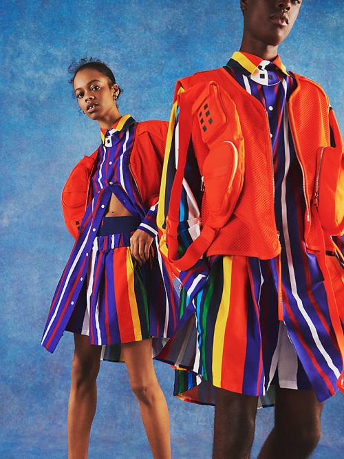 Tommy Hilfiger TOMMYXROMEO Dual-Gender Utility Vest Ženske Plašč Oranžna | TH752NKI