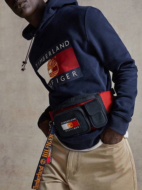 Tommy Hilfiger TOMMYXTIMBERLAND Remixed Bum Moški Torbice Modra | TH038IXR