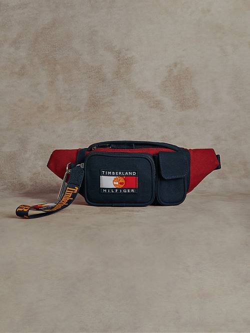 Tommy Hilfiger TOMMYXTIMBERLAND Remixed Bum Moški Torbice Modra | TH038IXR