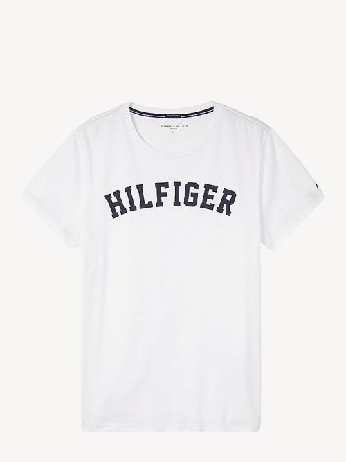 Tommy Hilfiger Tommy Hilfiger Logo Moški Pižama Bela | TH308TNF