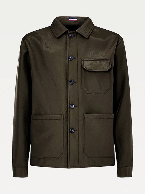 Tommy Hilfiger Tommy x Lardini Shirt Moški Jakne Zelena | TH192PUQ