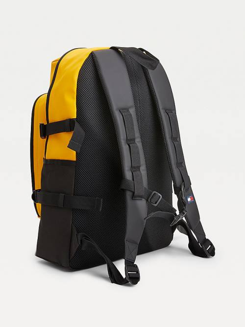 Tommy Hilfiger Urban Tommy Badge Backpack Moški Torbice Rumena | TH725DGM