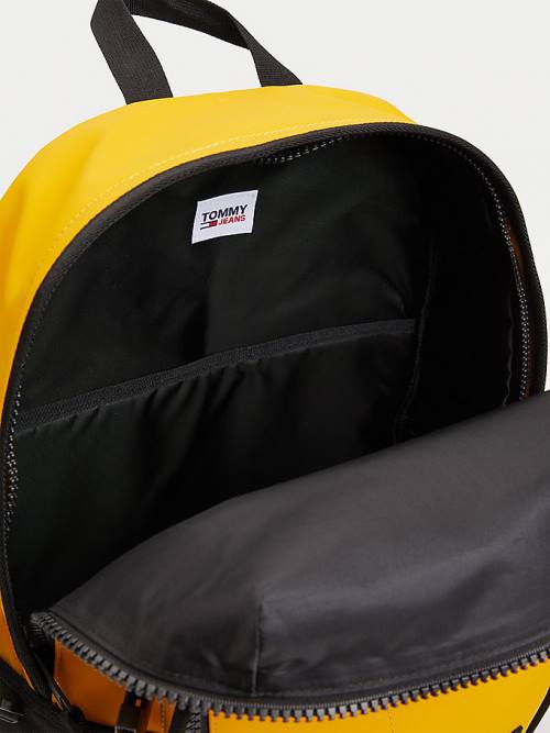 Tommy Hilfiger Urban Tommy Badge Backpack Moški Torbice Rumena | TH725DGM