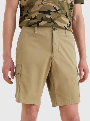Tommy Hilfiger 1985 Essential Harlem Relaxed Cargo Moški Kratke Hlače Rjav | TH340BCE