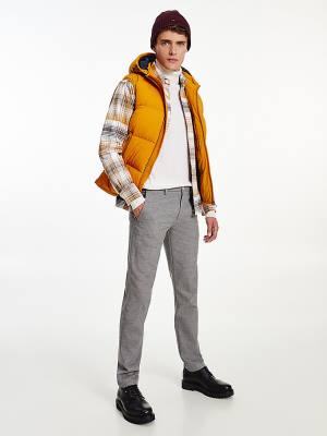 Tommy Hilfiger Bleecker Slim Woven Moški Hlače Siva | TH806ENK