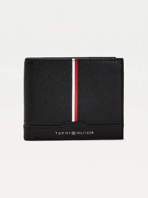 Tommy Hilfiger Downtown Leather Moški Denarnice Črna | TH926CXR