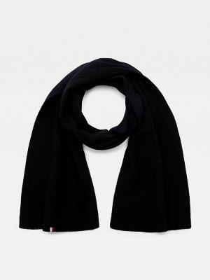 Tommy Hilfiger Elevated Moški Šal Črna | TH482GLR