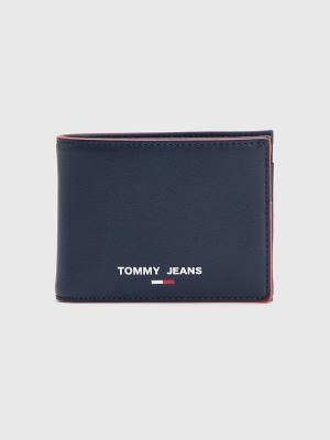 Tommy Hilfiger Essential Card And Coin Moški Denarnice Modra | TH246VHX