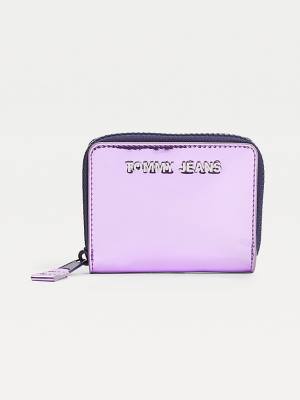 Tommy Hilfiger Reflective Small Zip-Around Ženske Denarnice Vijolična | TH935NOC