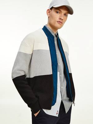 Tommy Hilfiger TH Modern Slim Fit Cargo Moški Hlače Modra | TH261DCG