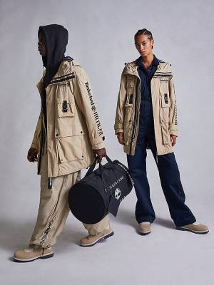 Tommy Hilfiger TOMMYXTIMBERLAND Dual Gender Reversible Parka Moški Plašč Kaki | TH905LWD